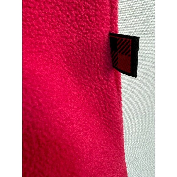 Woolrich Womens Fleece Vest Small Fuchsia Pink Warm Cozy Classic - Picture 5 of 10